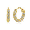 Wholesale Women's Light Luxury Geometric 925 Sterling Silver Earrings With Electroplating Design