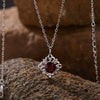 Wholesale Women's Light Luxury Geometric 925 Sterling Silver Ring Set With Gems