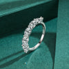 Wholesale Women's Light Luxury Geometric 925 Sterling Silver Ring