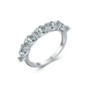 Wholesale Women's Light Luxury Geometric 925 Sterling Silver Ring