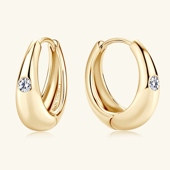 Wholesale Women's Light Luxury Geometric Tassel Moissanite Sterling Silver Earrings With Electroplating