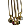 Wholesale Women's Light Luxury Geometric Titanium Steel Pendant Necklace With Snake Bone Chain Real Gold Electroplated