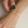 Wholesale Women's Light Luxury Geometric Water Drop S925 Sterling Silver Bracelet With Zirconia