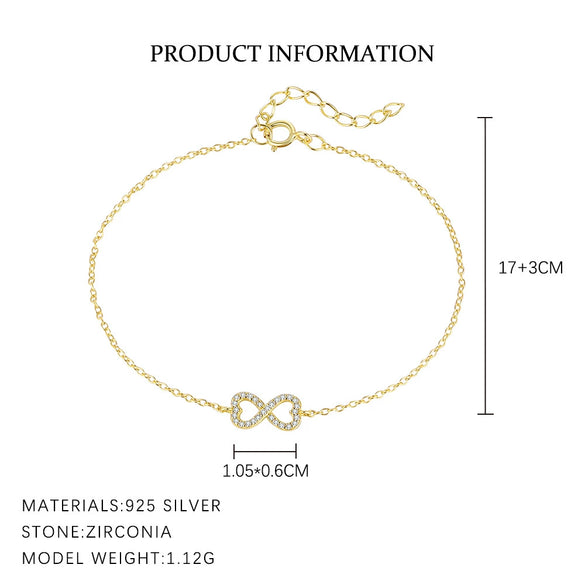 Wholesale Women's Light Luxury Geometric Water Drop S925 Sterling Silver Bracelet With Zirconia