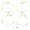 Wholesale Women's Light Luxury Geometric Water Drop S925 Sterling Silver Bracelet With Zirconia