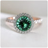 Wholesale Women's Light Luxury Geometric Zircon Microinlaid Copper Silver Plated Ring