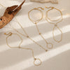 Wholesale Women's Light Luxury Gold Plated Stainless Steel Flower Shape Finger Chain Bracelet With Zircon