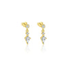 Wholesale Women's Light Luxury Heart Shape 925 Sterling Silver Earrings With Zirconia
