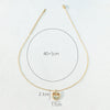 Wholesale Women's Light Luxury Heartshaped Copper Zircon Necklace With Electroplated Ochain
