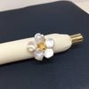 Wholesale Women's Light Luxury Highend Copper Freshwater Pearl Ring With Specialshaped Baroque And Round Design