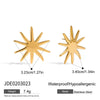 Wholesale Women's Light Luxury Highend Geometric Stainless Steel Electroplated Earrings