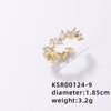 Wholesale Women's Light Luxury Hip Hop Style Copper Ring With Electroplating