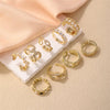 Wholesale Women's Light Luxury Hip Hop Style Copper Ring With Electroplating