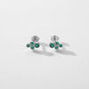 Wholesale Women's Light Luxury Inlaid 925 Sterling Silver Zircon Earrings