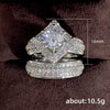 Wholesale Women's Light Luxury Jewelry Ring Copper With Geometric Pattern And Zirconia Processing