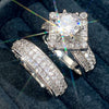 Wholesale Women's Light Luxury Jewelry Ring Copper With Geometric Pattern And Zirconia Processing