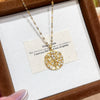 Wholesale Women's Light Luxury Jewelry Tree Of Life Pattern Pendant With Titanium Steel Chain And Zircon Inlay