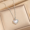 Wholesale Women's Light Luxury Kitty Necklace With Bow Tie And Cartoon Characters Pattern Real Gold Plated Copper Zircon O Word Chain Pendant