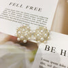 Wholesale Women's Light Luxury Natural Freshwater Pearl Earrings S925 Sterling Silver Oblate Shape