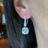 Wholesale Women's Light Luxury Niche Earrings Copper Geometric