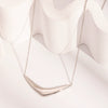 Wholesale Women's Light Luxury Niche Simple High End Versatile V Shaped Stainless Steel Necklace With Pvd Furnace Vacuum Real Gold Plating