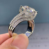 Wholesale Women's Light Luxury Oldstyle Copper Ring With Animals And Zodiac Pattern And Sixclaw Setting