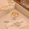 Wholesale Women's Light Luxury Real Gold Plated Copper Heart Shape Star And Moon Open Ring Jewelry