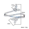 Wholesale Women's Light Luxury Ring Copper With Butterfly Zircon Design