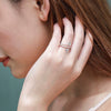 Wholesale Women's Light Luxury Ring Copper With Butterfly Zircon Design