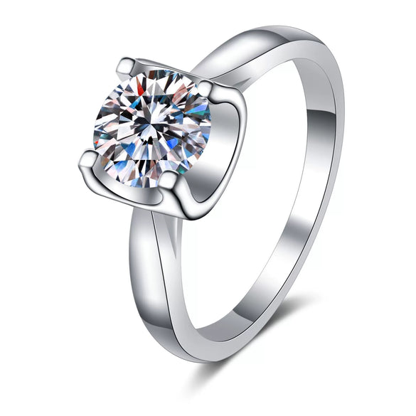 Wholesale Women's Light Luxury Ring S925 Sterling Silver Cow Head Moissanite Electroplating Animals Zodiac