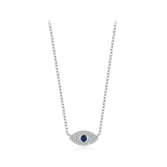 Wholesale Women's Light Luxury S925 Sterling Silver Devil's Eye Microinlay Ring And Bracelet