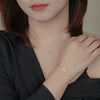 Wholesale Women's Light Luxury S925 Sterling Silver Geometric Devil's Eye Micropaved Zircon Necklace
