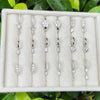 Wholesale Women's Light Luxury S925 Sterling Silver Geometric Heart Pendant Earrings