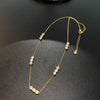 Wholesale Women's Light Luxury S925 Sterling Silver Geometric Round Zirconium Inlay Electroplated Clavicle Necklace