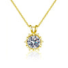 Wholesale Women's Light Luxury S925 Sterling Silver Heartshaped Moissanite Hexagram Pendant Necklace Set With Diamonds And Cross Chain