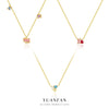 Wholesale Women's Light Luxury S925 Sterling Silver Star Shape Necklace With Zirconia And Cross Chain
