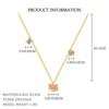 Wholesale Women's Light Luxury S925 Sterling Silver Star Shape Necklace With Zirconia And Cross Chain