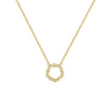 Wholesale Women's Light Luxury Simple Atmospheric Thumping Heart Ring Pendant Necklace With Geometric Pattern Made Of Stainless Steel And O Chain Electroplated