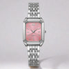 Wholesale Women's Light Luxury Square Quartz Watch Alloy Case And Strap Casual Style Pin Buckle Ordinary Glass Mirror