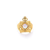 Wholesale Women's Light Luxury Stainless Steel And Titanium Steel Hollow Crown Ring With Electroplating