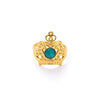 Wholesale Women's Light Luxury Stainless Steel And Titanium Steel Hollow Crown Ring With Electroplating