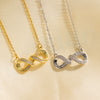 Wholesale Women's Light Luxury Stainless Steel And Titanium Steel Necklace With Ochain And Electroplated Letters Numbers Text Pendant