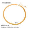 Wholesale Women's Light Luxury Stainless Steel Bracelet With Geometric Pattern And Electroplating