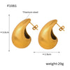 Wholesale Women's Light Luxury 316L Stainless Steel Drop Shaped Zircon Earrings With Geometric Pattern And Pvd Plated Real Gold Inlaid