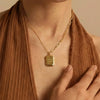 Wholesale Women's Light Luxury Stainless Steel Electroplated Geometric Letter Pendant Choker Necklace