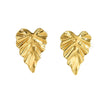 Wholesale Women's Light Luxury Stainless Steel Flower Stamped Earrings