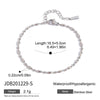 Wholesale Women's Light Luxury Stainless Steel Geometric Bracelet With 18K Gold Oval Bead Chain And Electroplating Design