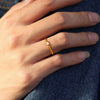 Wholesale Women's Light Luxury Stainless Steel Geometric Rectangular Thin Ring Jewelry With Electroplating And 5A Zircon