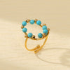 Wholesale Women's Light Luxury Stainless Steel Ring With Heart Design And Electroplating Treatment