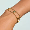 Wholesale Women's Light Luxury Star Stainless Steel Geometric Bracelet With Electroplating For Jewelry That Does Not Fade